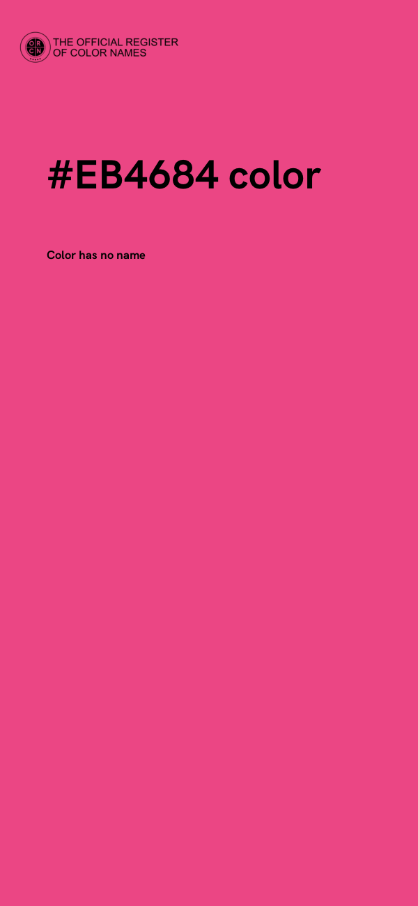 #EB4684 color image