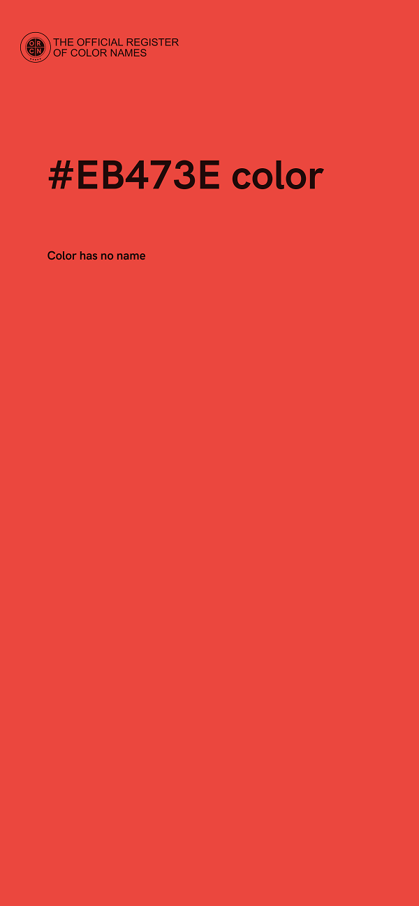 #EB473E color image
