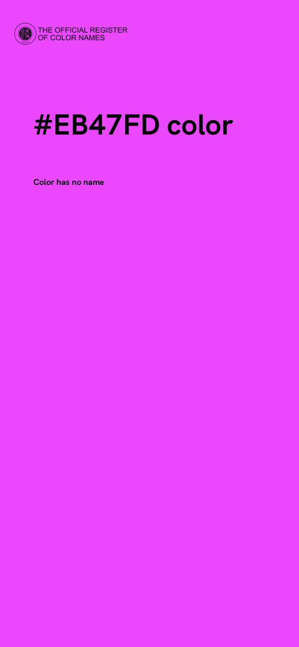 #EB47FD color image