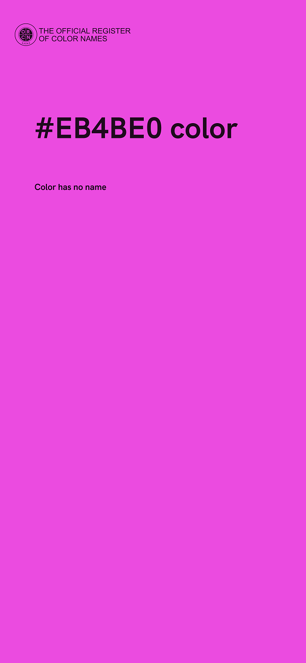 #EB4BE0 color image