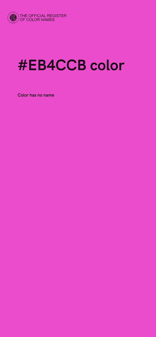 #EB4CCB color image