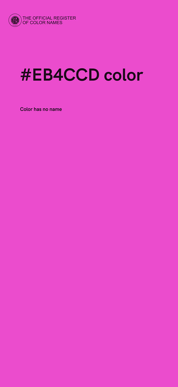 #EB4CCD color image