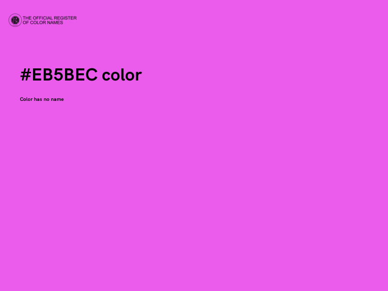 #EB5BEC color image