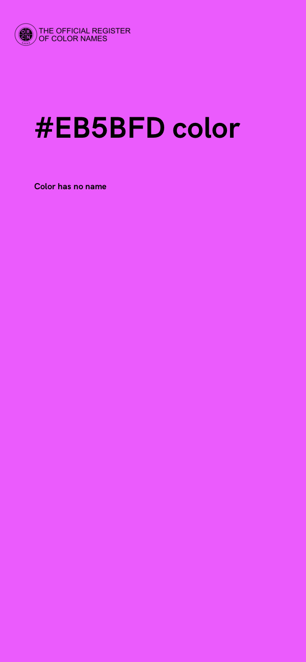#EB5BFD color image