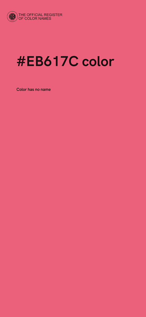 #EB617C color image