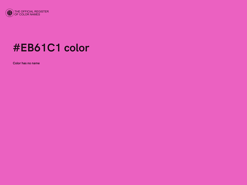 #EB61C1 color image