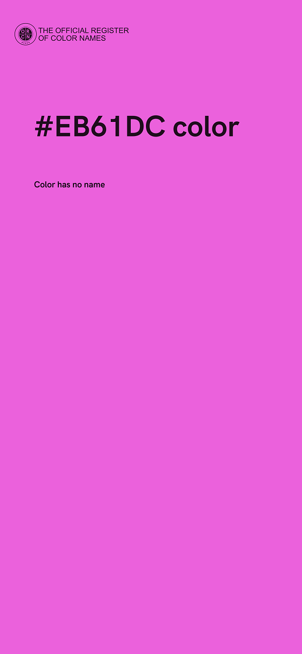#EB61DC color image
