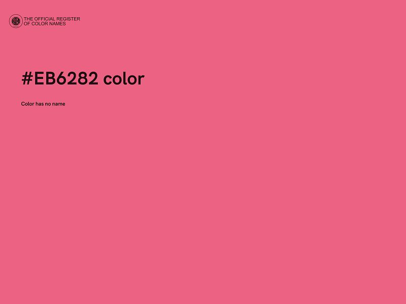 #EB6282 color image