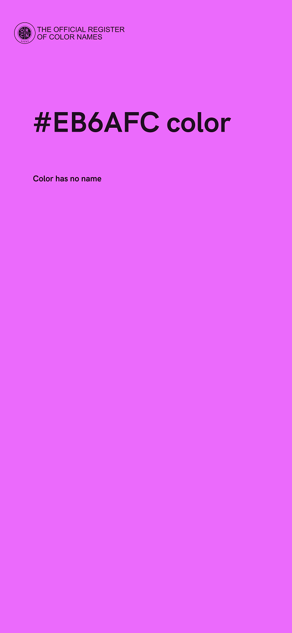 #EB6AFC color image