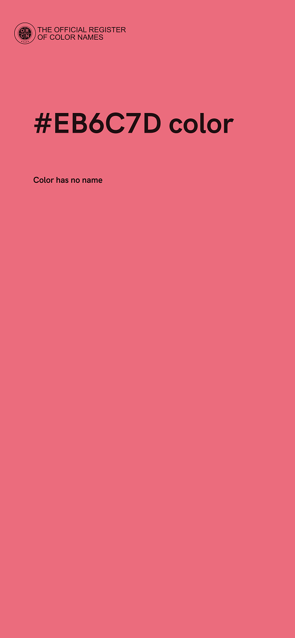#EB6C7D color image