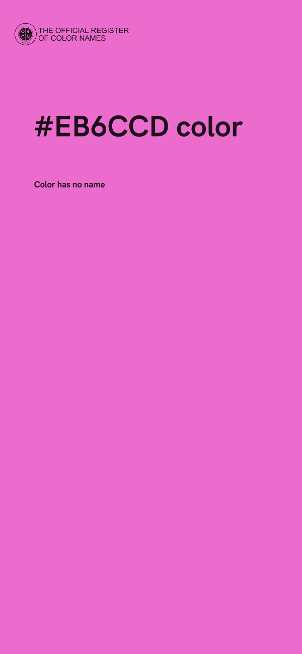 #EB6CCD color image