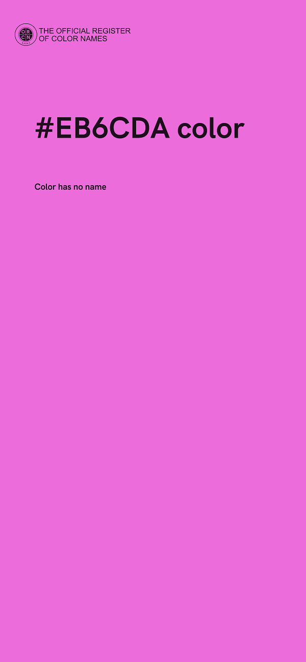 #EB6CDA color image