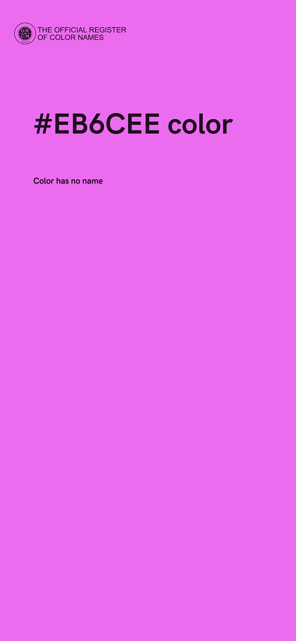 #EB6CEE color image