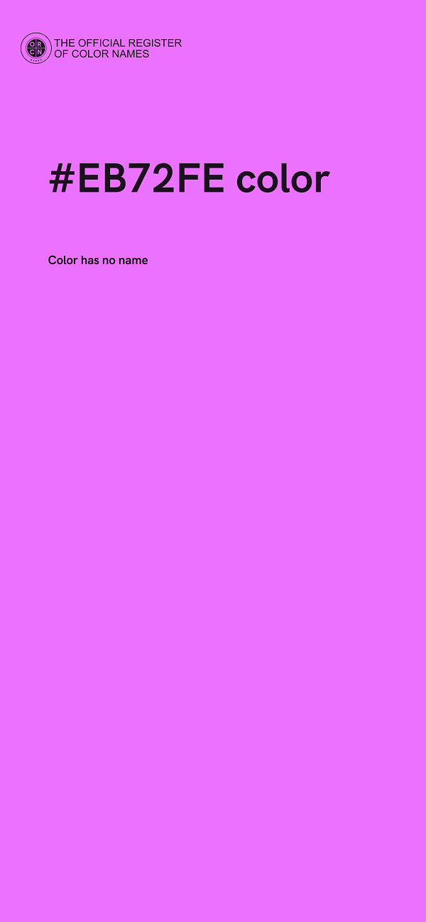 #EB72FE color image