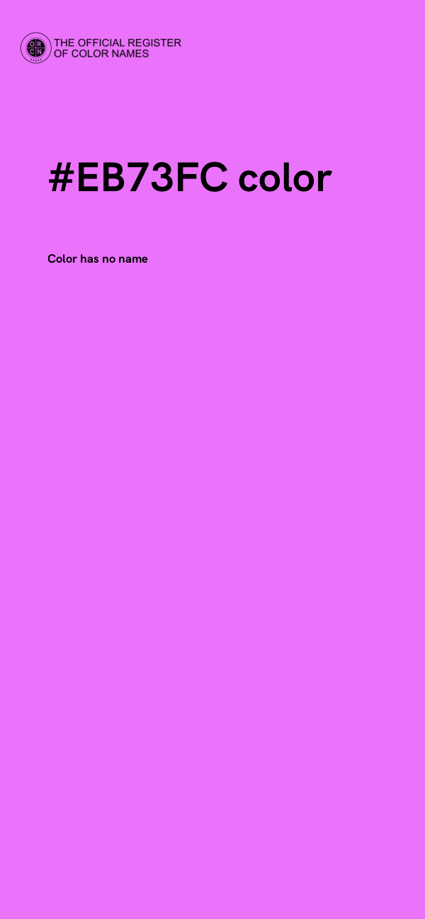 #EB73FC color image
