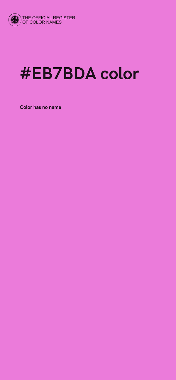 #EB7BDA color image
