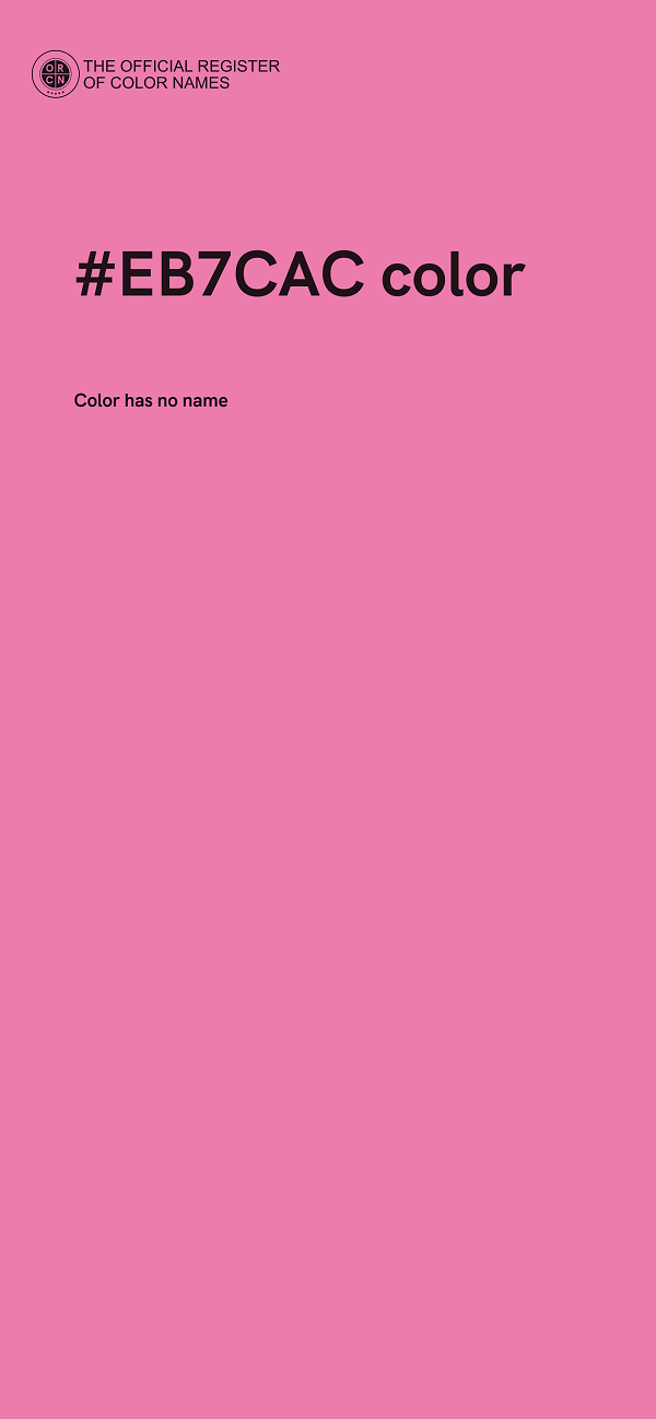 #EB7CAC color image