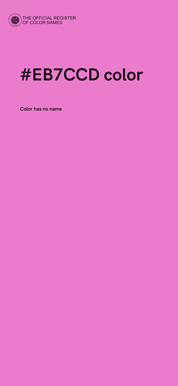#EB7CCD color image