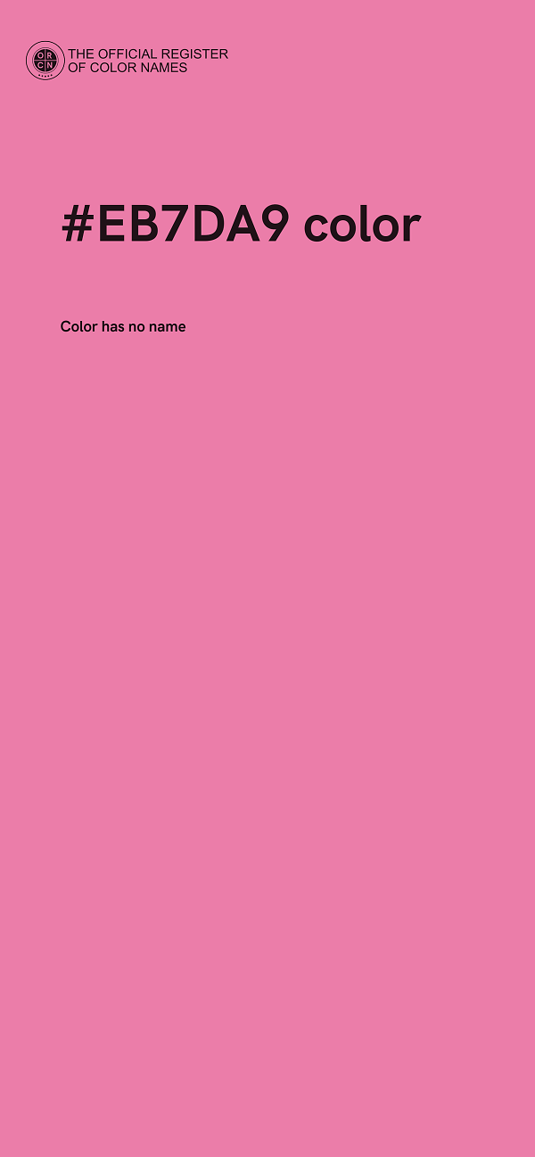 #EB7DA9 color image