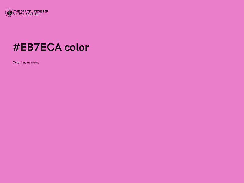 #EB7ECA color image