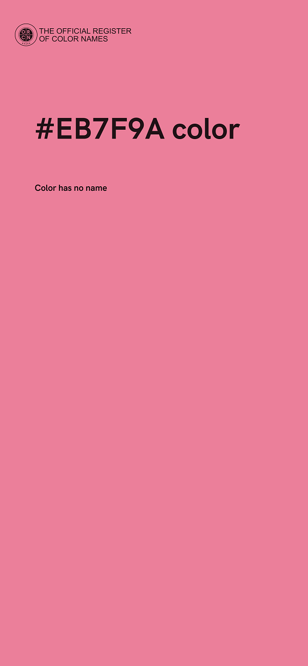 #EB7F9A color image