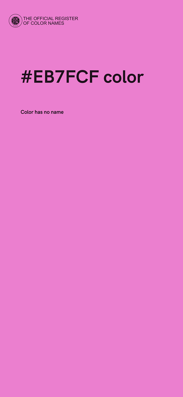 #EB7FCF color image