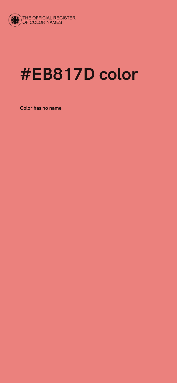 #EB817D color image