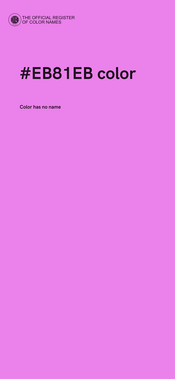 #EB81EB color image