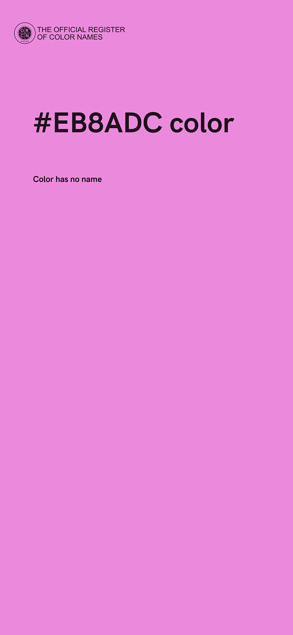 #EB8ADC color image