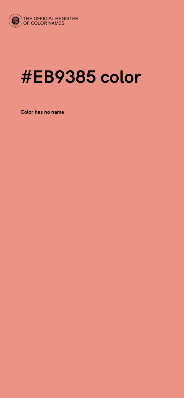#EB9385 color image