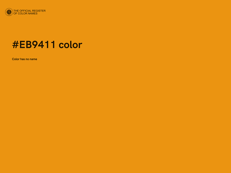 #EB9411 color image