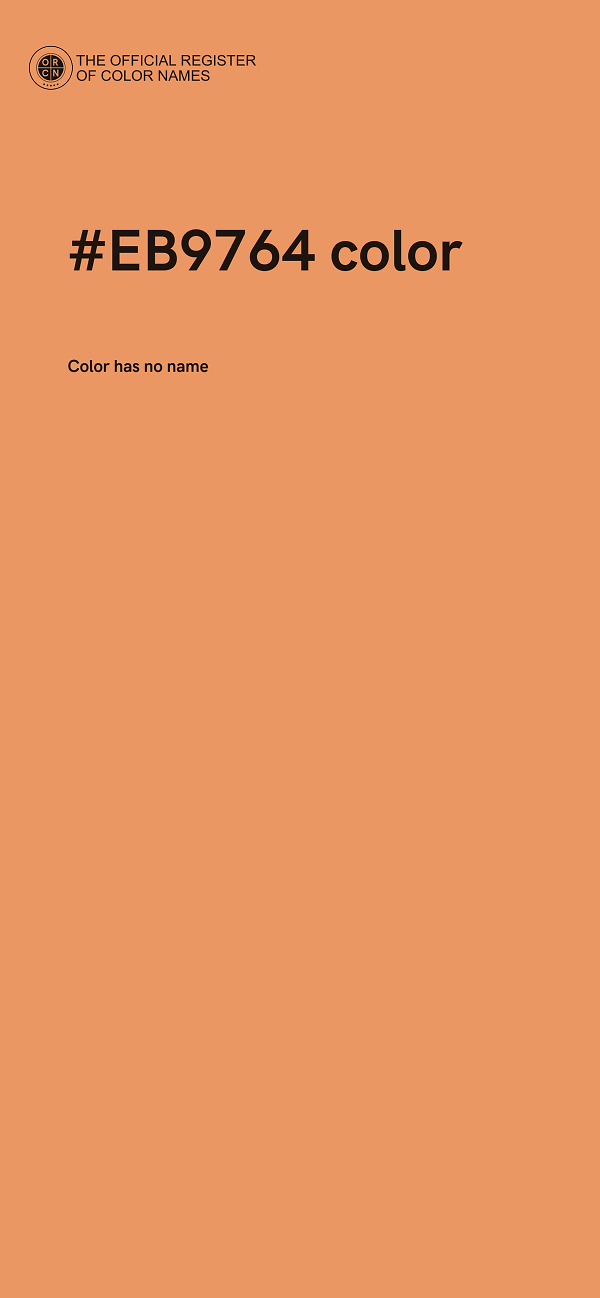 #EB9764 color image