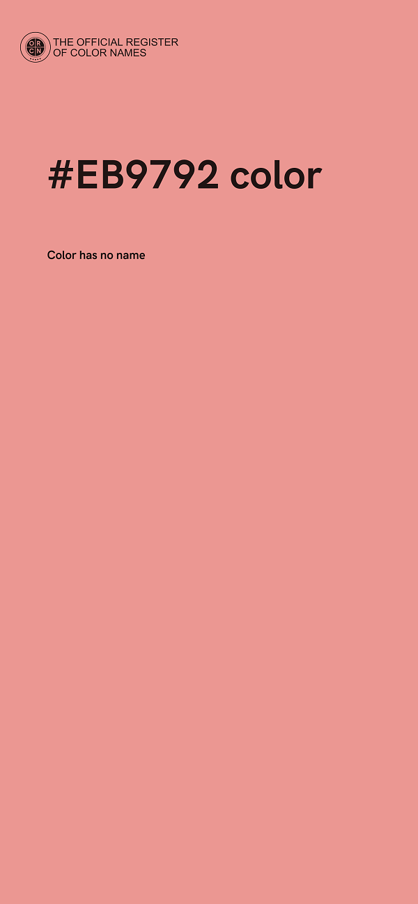 #EB9792 color image