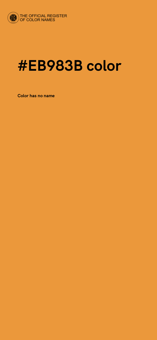 #EB983B color image