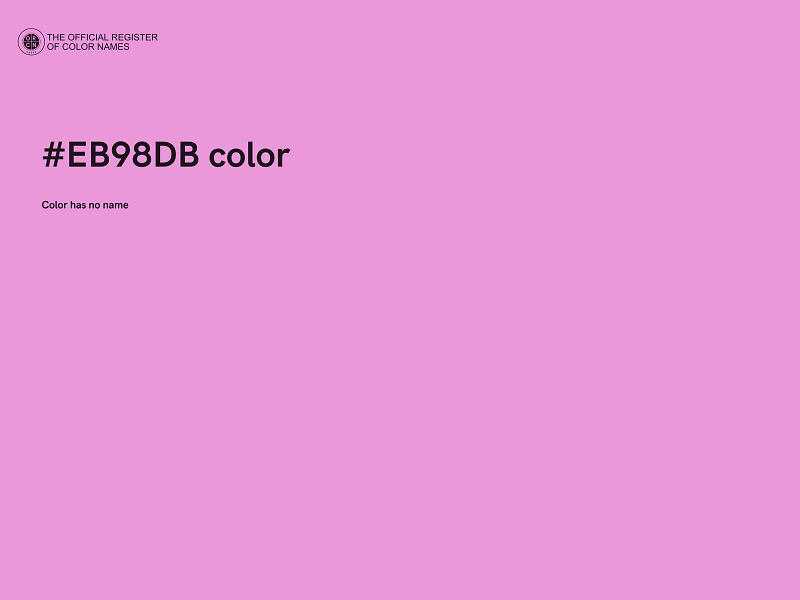 #EB98DB color image