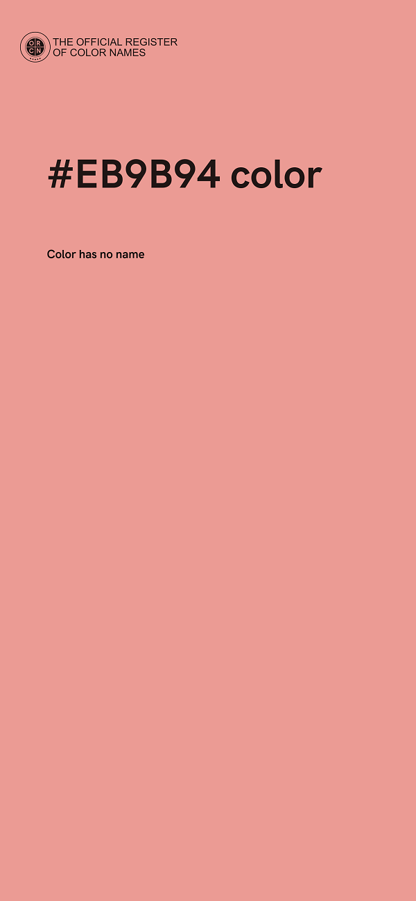 #EB9B94 color image