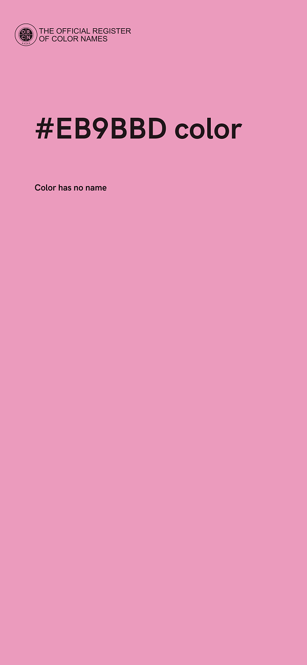 #EB9BBD color image