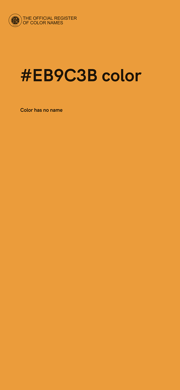 #EB9C3B color image