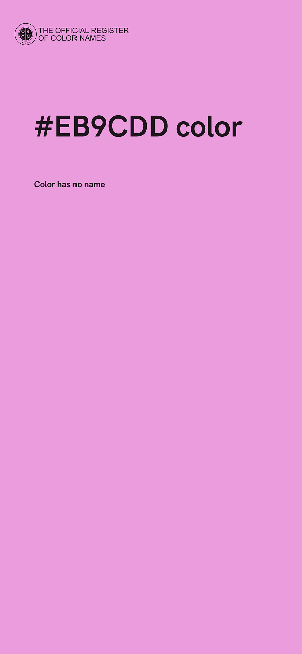 #EB9CDD color image