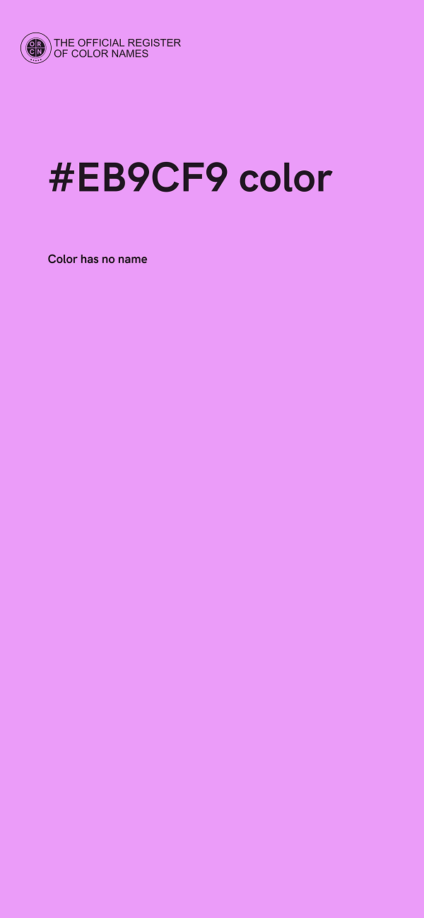 #EB9CF9 color image