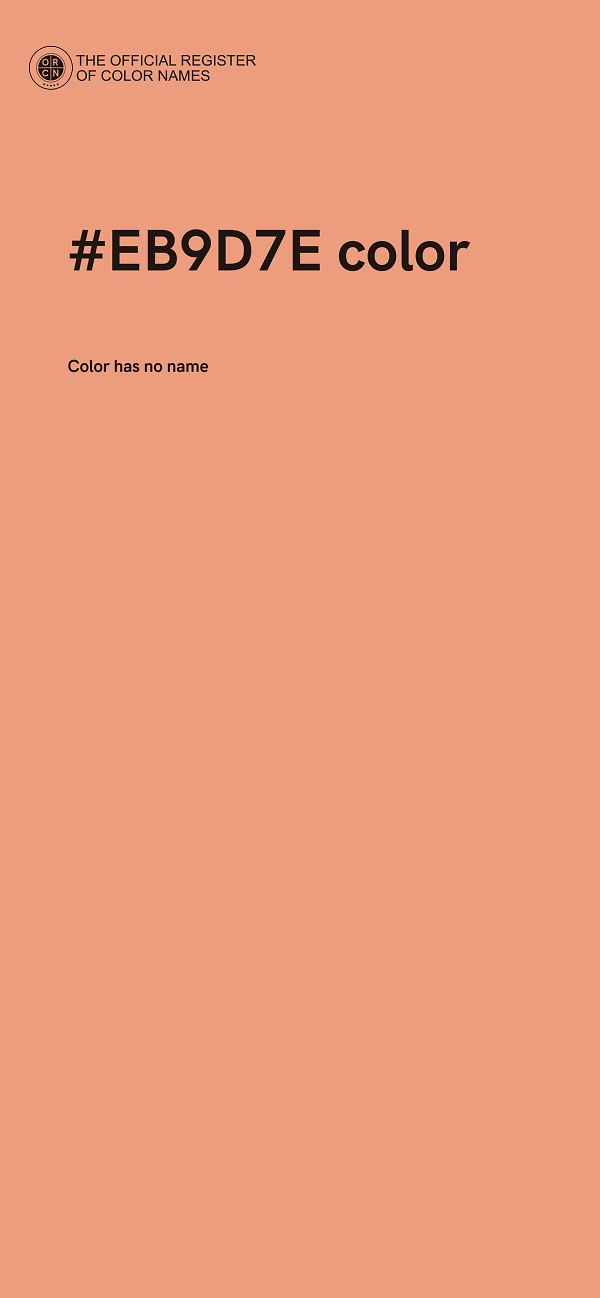 #EB9D7E color image