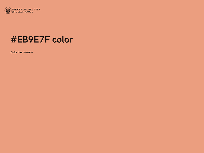 #EB9E7F color image