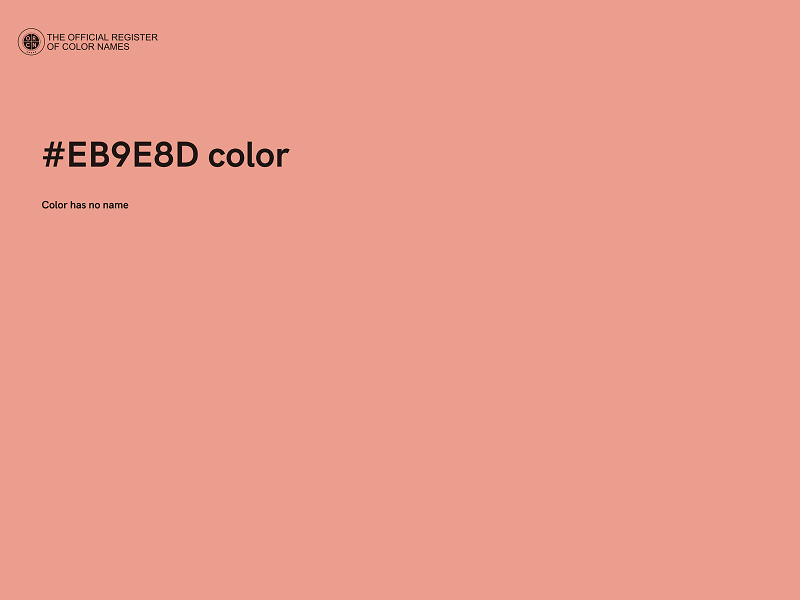 #EB9E8D color image