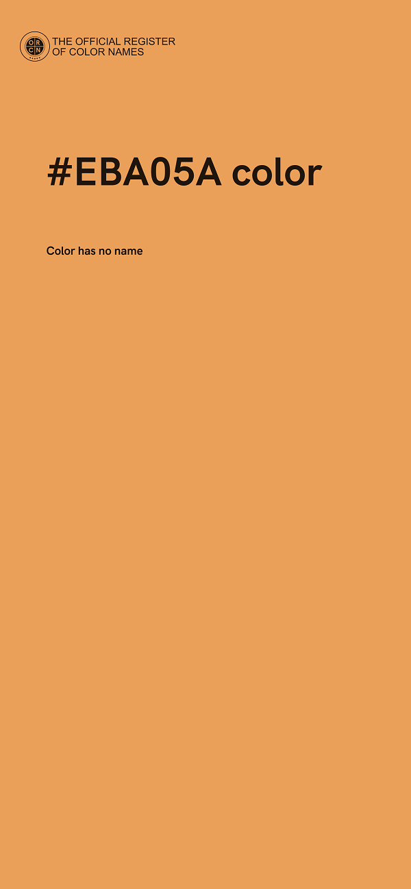 #EBA05A color image