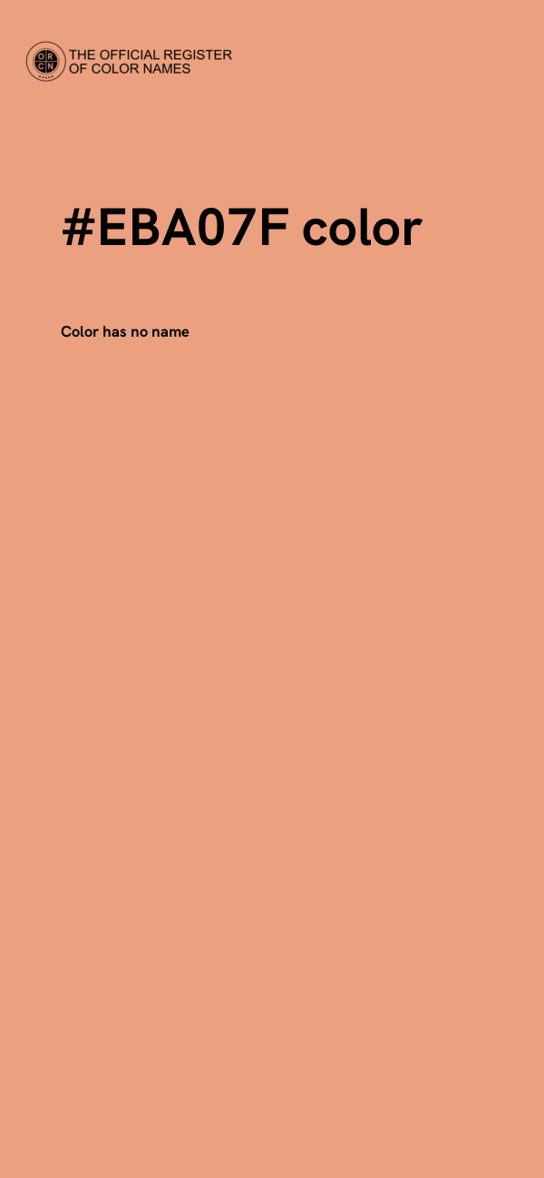 #EBA07F color image