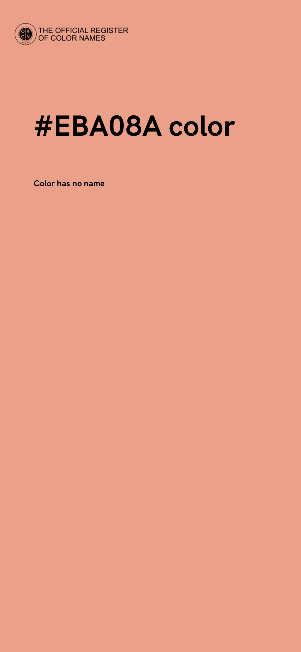 #EBA08A color image