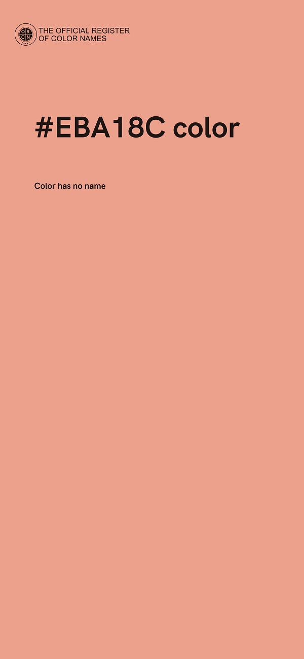 #EBA18C color image