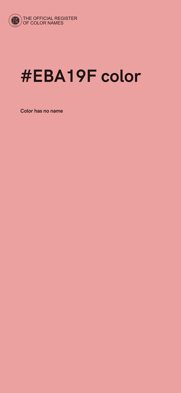 #EBA19F color image