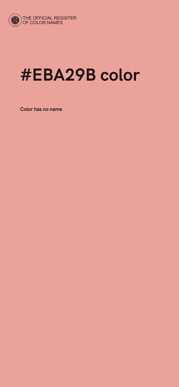 #EBA29B color image