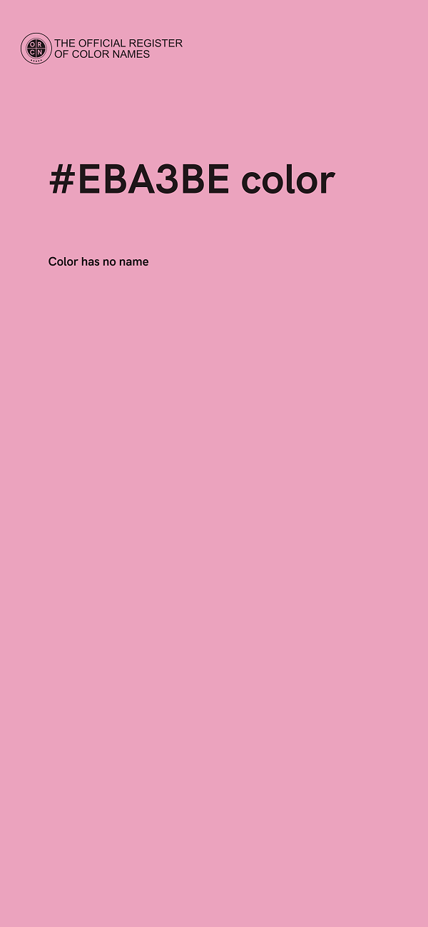 #EBA3BE color image